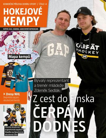 Obálka e-magazínu Příloha Sport Hokejové kempy - 25.5.2022