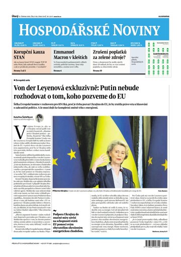 Obálka e-magazínu Hospodářské noviny 120 - 21.6.2022
