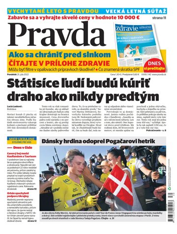 Obálka e-magazínu Pravda 25. 7. 2022