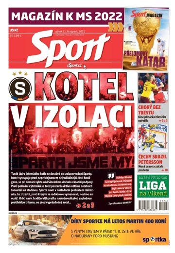 Obálka e-magazínu Sport 11.11.2022