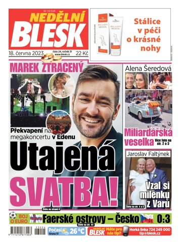 Obálka e-magazínu Nedělní Blesk 18.6.2023