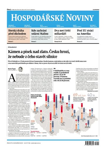 Obálka e-magazínu Hospodářské noviny 205 - 24.10.2023