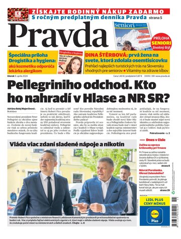 Obálka e-magazínu Pravda 09. 04. 2024