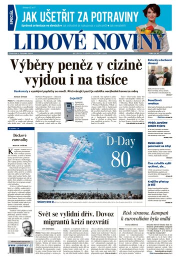 Obálka e-magazínu Lidové noviny 6.6.2024