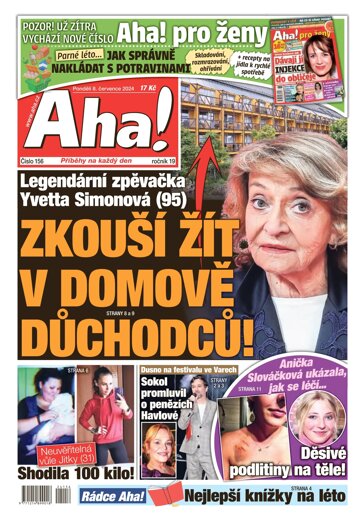 Obálka e-magazínu AHA! 8.7.2024