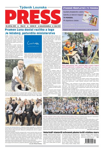 Obálka e-magazínu Lounský press 22/25