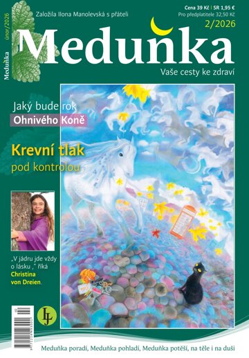 Obálka e-magazínu Meduňka 2/2026