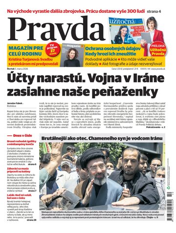 Obálka e-magazínu Pravda 5. 3. 2026