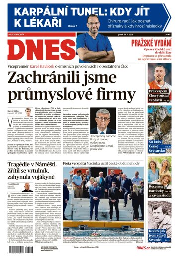 Obálka e-magazínu MF Dnes 24.7.2026