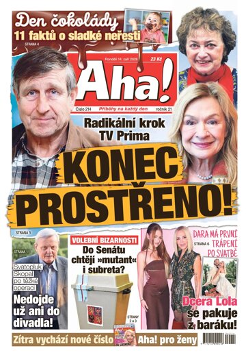 Obálka e-magazínu AHA! 14.9.2026