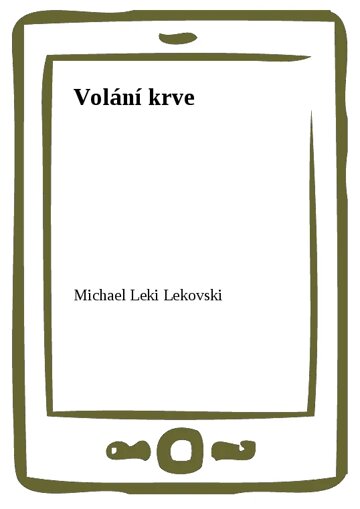 Obálka knihy Volání krve