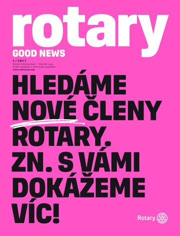 Obálka e-magazínu Rotary Good News 1 / 2017
