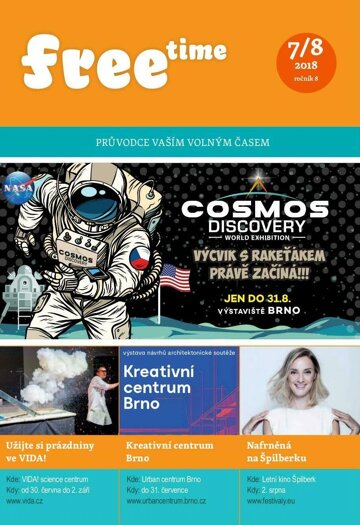 Obálka e-magazínu freetime 7/2018