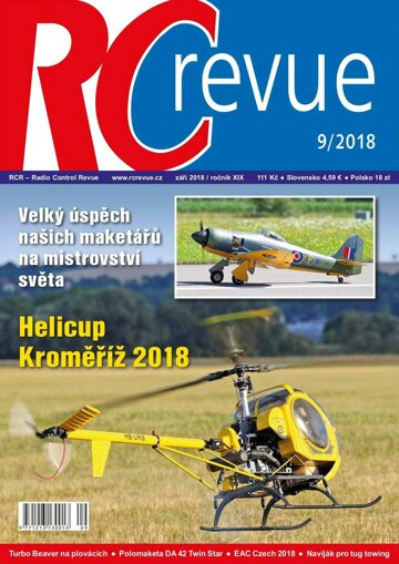 Obálka e-magazínu RC revue 9/2018