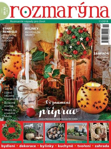 Obálka e-magazínu Rozmarýna 11/2018