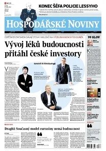 Obálka e-magazínu Hospodářské noviny 169 - 30.8.2012