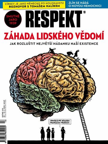 Obálka e-magazínu Respekt 13/2019