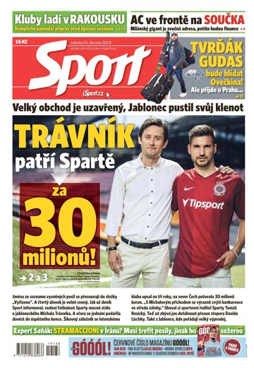 Obálka e-magazínu Sport 15.6.2019