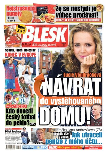 Obálka e-magazínu Blesk 17.8.2019