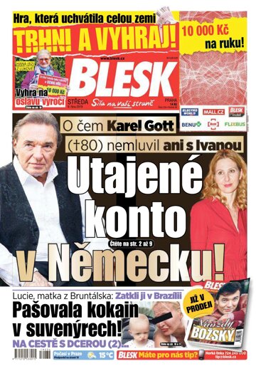 Obálka e-magazínu Blesk 9.10.2019