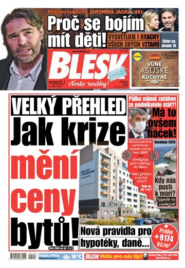 Obálka e-magazínu Blesk 4.5.2020