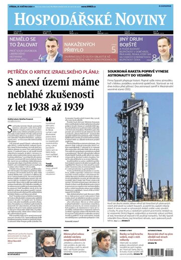 Obálka e-magazínu Hospodářské noviny 101 - 27.5.2020