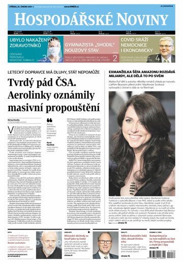 Obálka e-magazínu Hospodářské noviny 038 - 24.2.2021