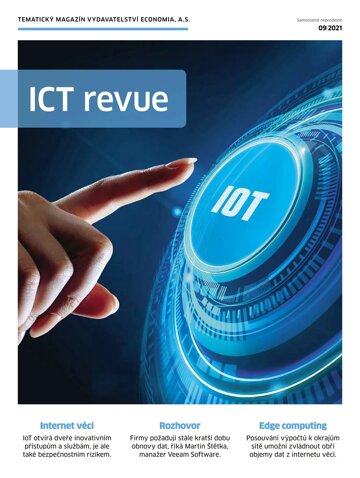 Obálka e-magazínu Ekonom 37 - 9.9.2021 ICT revue
