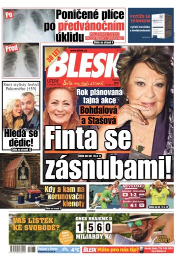 Obálka e-magazínu Blesk 6.12.2022