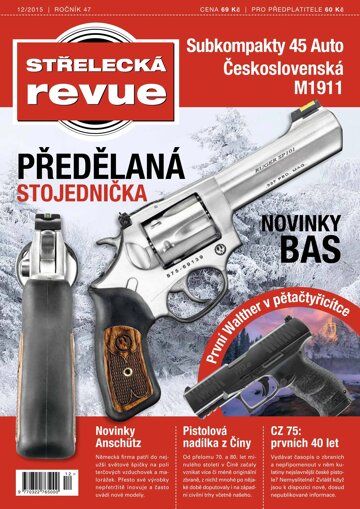 Obálka e-magazínu Střelecká revue 12/2015