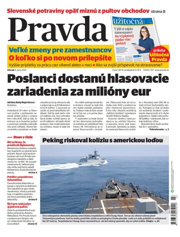 Obálka e-magazínu Pravda 6. 6. 2023