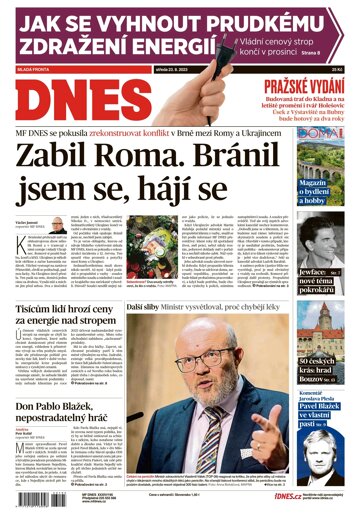 Obálka e-magazínu MF Dnes 23.8.2023