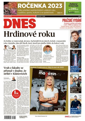 Obálka e-magazínu MF Dnes 28.12.2023