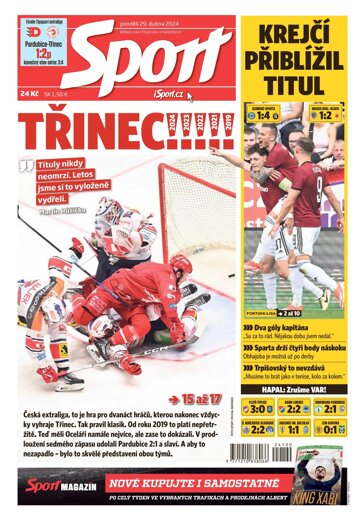 Obálka e-magazínu Sport 29.4.2024