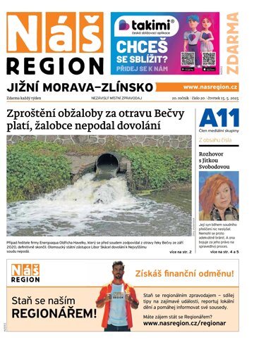 Obálka e-magazínu Náš Region - Jižní Morava/Zlínsko 20/2025