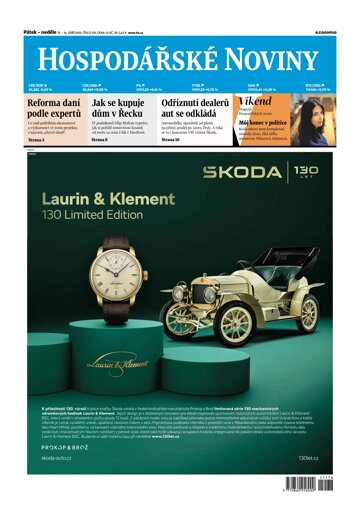 Obálka e-magazínu Hospodářské noviny 178 - 12.9.2025