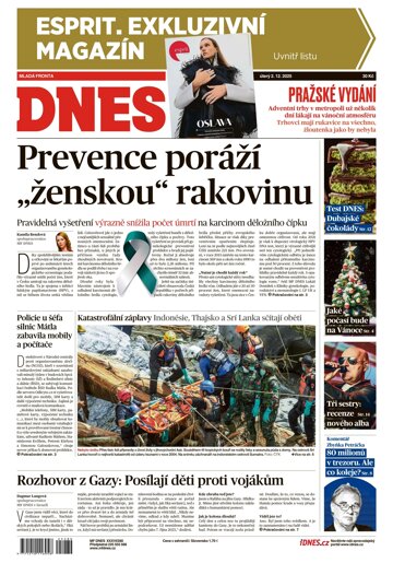 Obálka e-magazínu MF Dnes 2.12.2025
