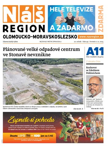 Obálka e-magazínu Náš Region - Olomoucko/Moravskoslezsko 49/2025