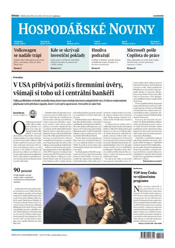 Obálka e-magazínu Hospodářské noviny 049 - 11.3.2026