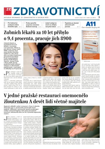 Obálka e-magazínu Ze Zdravotnictví 3/2026