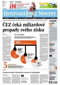 Obálka e-magazínu Hospodářské noviny 157 - 14.8.2013