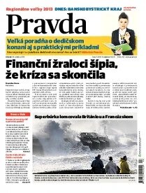 Obálka e-magazínu Pravda 29. 10. 2013