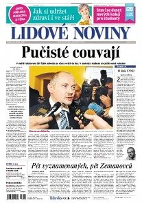 Obálka e-magazínu Lidové noviny 30.10.2013