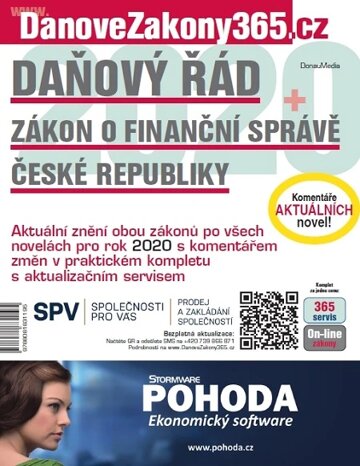 Obálka knihy Daňový řád / Zákon o Finanční správě ČR 2020 s komentářem změn