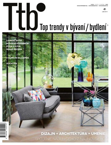 Obálka e-magazínu Top trendy v bývaní 2015 - 10 ročník