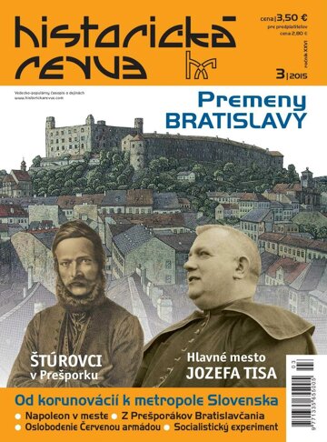 Obálka e-magazínu Historická Revue marec 2015