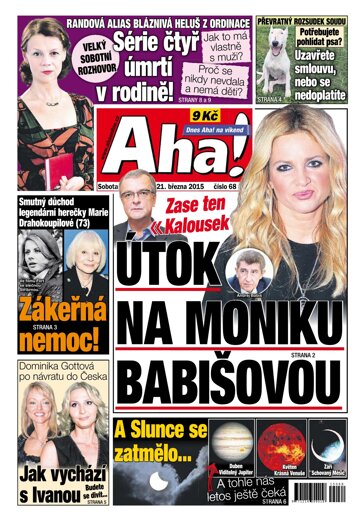 Obálka e-magazínu AHA! 21.3.2015