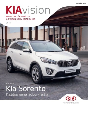 Obálka e-magazínu KIA vision 1/2015