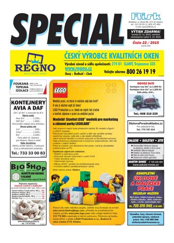 Obálka e-magazínu Special 22/2015