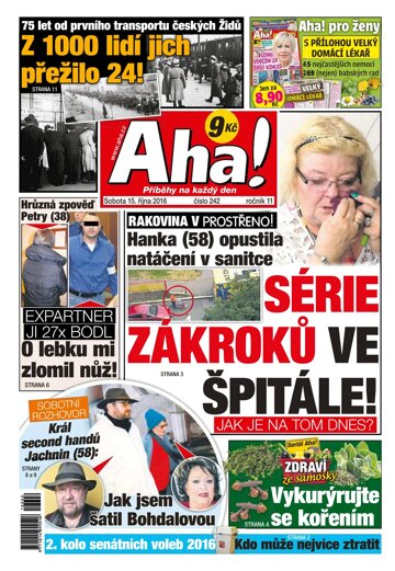 Obálka e-magazínu AHA! 15.10.2016